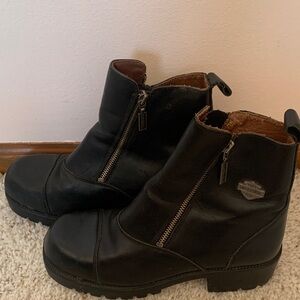 Harley-Davidson Black Leather Boots,